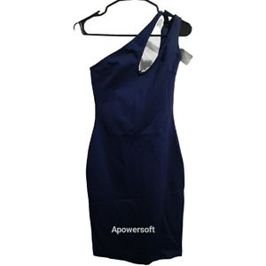 Womens nwt One shoulder Charlotte russ dress